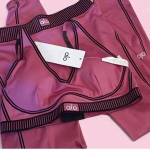 ALO Yoga Pink Set